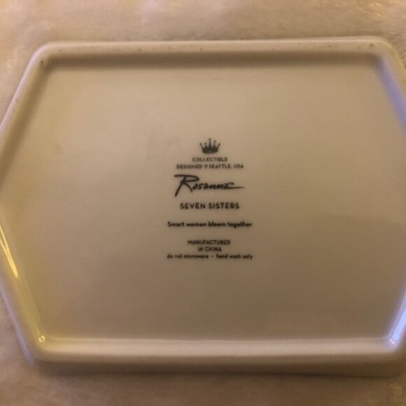CUTE Rosanna Seven Sisters "all things are possible with COFFEE & MASCARA" Tray - Picture 3 of 4